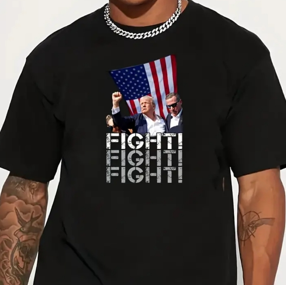 Trump Fight Tees! Choose from 3 styles! 2 colors!  NWT!